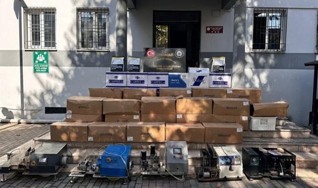 Bursa'da kaçak sigara operasyonu