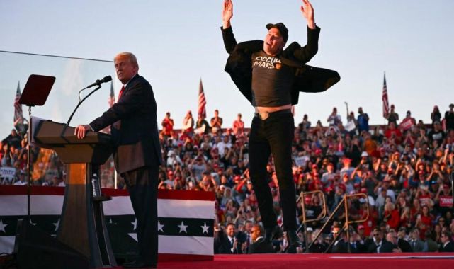 Elon Musk, Trump'a destek için ilk kez tek başına miting düzenledi