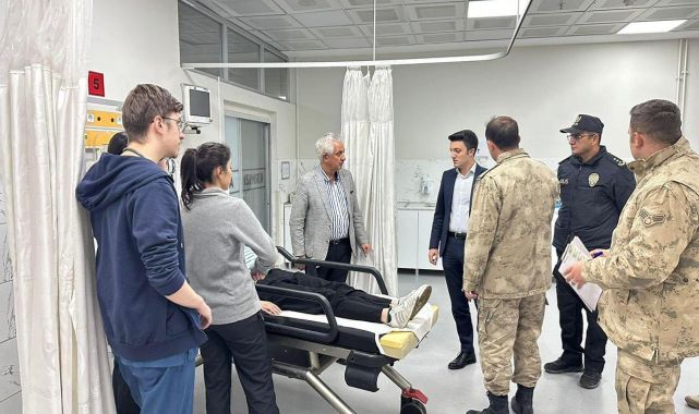 Erzurum'da öğrenci servisi ile kamyonet çarpıştı: 8 yaralı