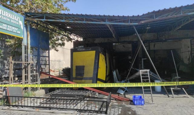 Mersin'de boya fırınında patlama: 3 yaralı