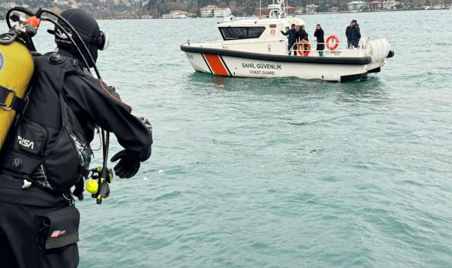 Beşiktaş'ta denize düşen 2 kardeşi arama çalışmaları sürüyor