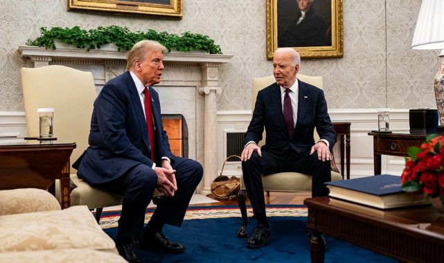 Biden ile Trump'ın Beyaz Saray'daki görüşmesinde barışçıl geçiş süreci vurgulandı