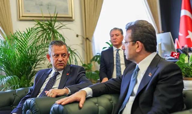 CHP'de kayyum mesaisi: Özgür Özel, Ekrem İmamoğlu'nu kabul etti