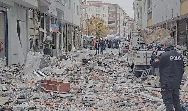 Çorum'da doğal gaz patlaması: 1 ölü, 16 yaralı