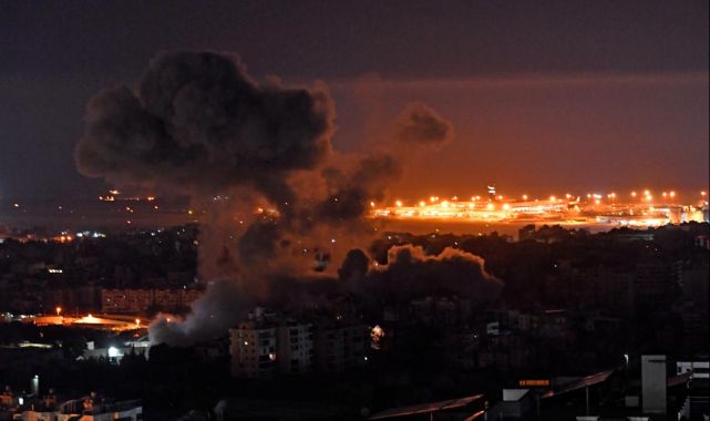 İsrail ordusu, Beyrut'un güneyine 6 hava saldırısı düzenledi