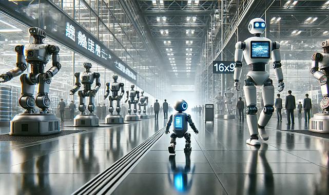 Küçük bir robot, 'Fazla mesai yapmayın' diyerek örgütlediği diğer robotları kaçırarak iş bıraktırdı