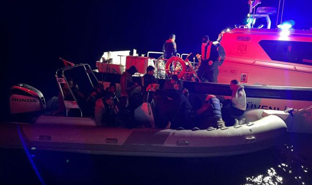 Muğla açıklarında 12'si çocuk 31 düzensiz göçmen yakalandı