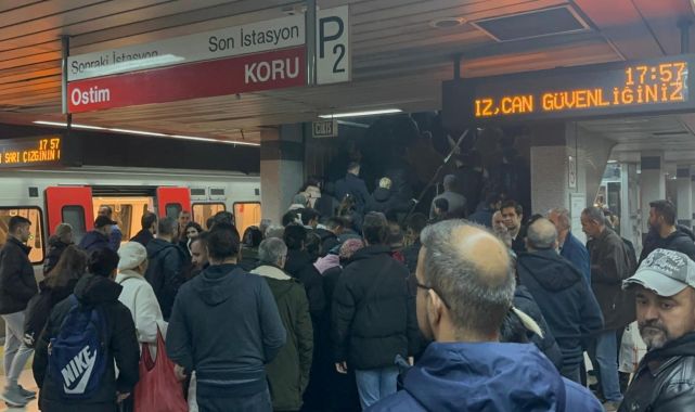 Batıkent metro istasyonunda yangın