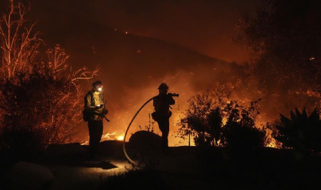 California Yangınında 20 Bin Kişi Tahliye Edildi