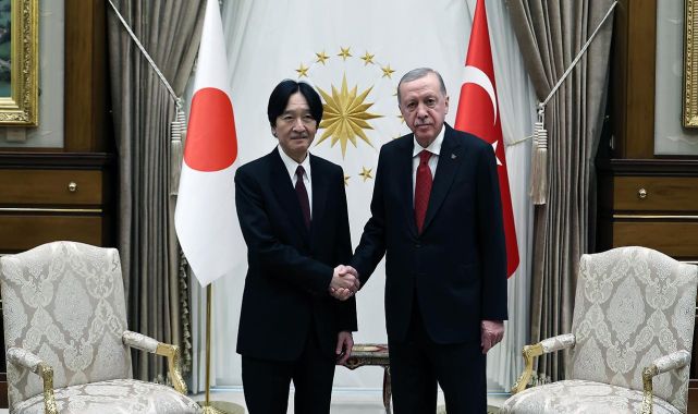Erdoğan, Japonya Veliaht Prensiyle Görüştü