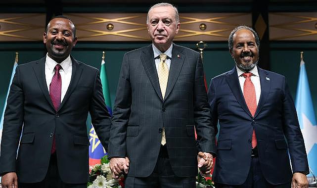 Erdoğan: Somali ve Etiyopya arasında yeni başlangıcın ilk adımını attık