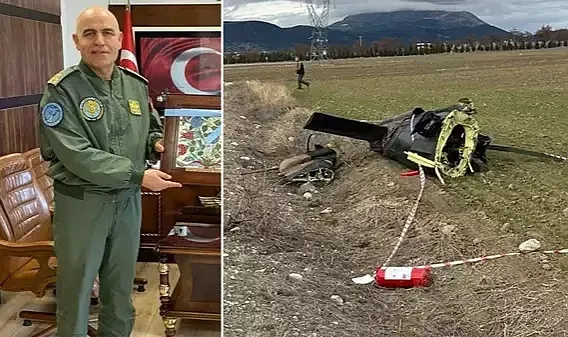 Isparta'da askeri helikopter düştü: 4 şehit