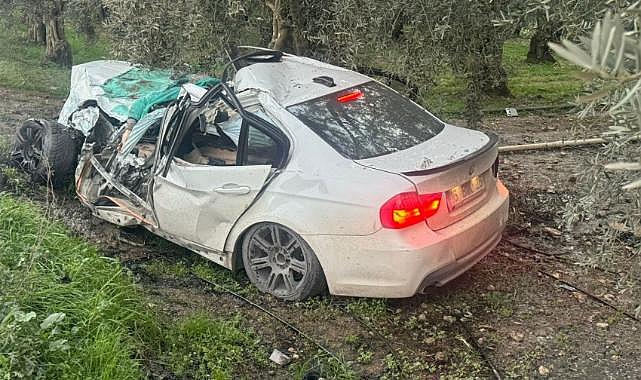 Orhangazi - İznik yolunda tanker ile otomobil çarpıştı! 1 kişi hayatını kaybetti.