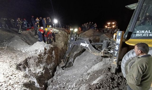 Amasya'da sondaj çalışması sırasında göçük oluştu: 2 kişi hayatını kaybetti