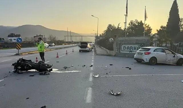 Bursa'da otomobil ile motosikletin çarpıştığı kazada 1 kişi öldü