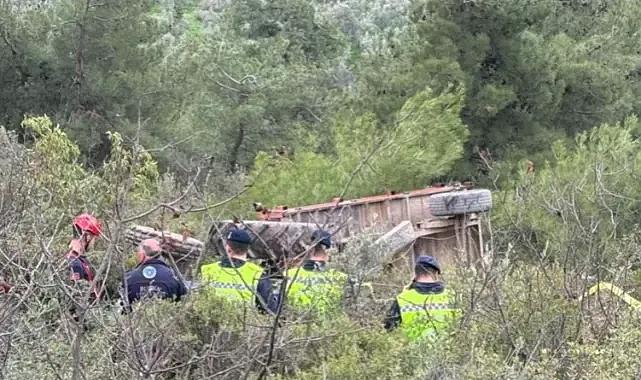 Bursa'da traktör şarampole yuvarlandı: 1 ölü, 1 yaralı