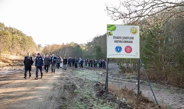 Büyükşehir’den şehit olan itfaiye erleri adına hatıra ormanı