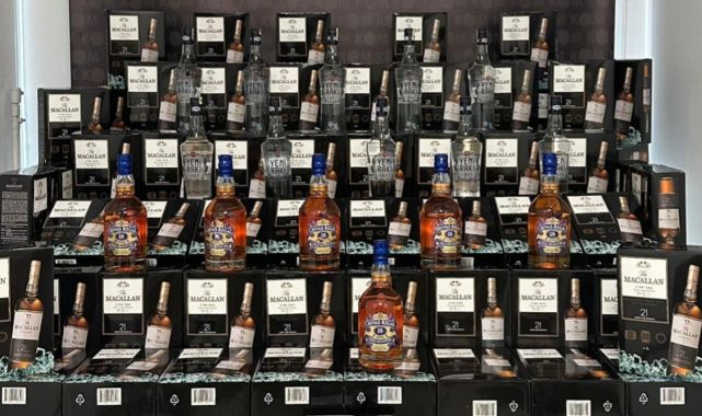 Kocaeli'de 316 litre sahte içki ele geçirildi