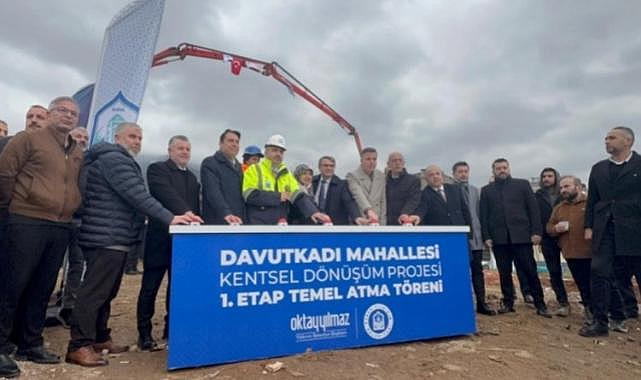 Bursa Yıldırım Belediyesi Davutkadı'da kentsel dönüşüm temelini attı