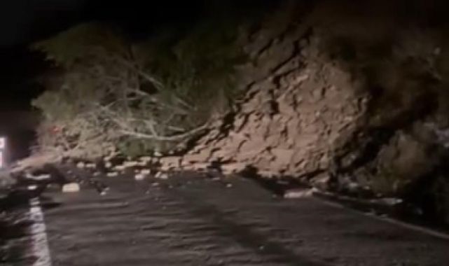 Cide/Doğanyurt yolu ulaşıma kapandı