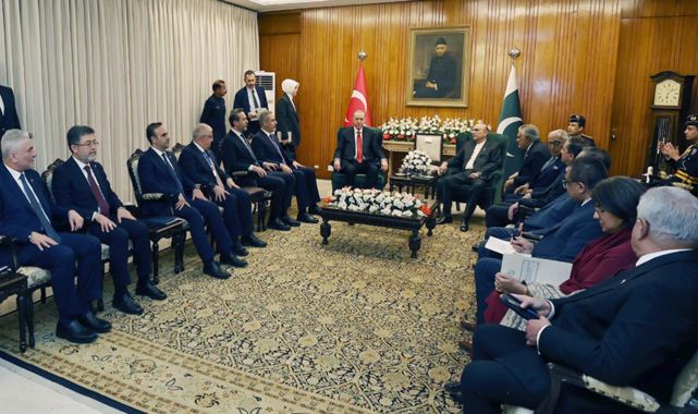 Cumhurbaşkanı Erdoğan, Pakistan Cumhurbaşkanı Zerdari ile görüştü
