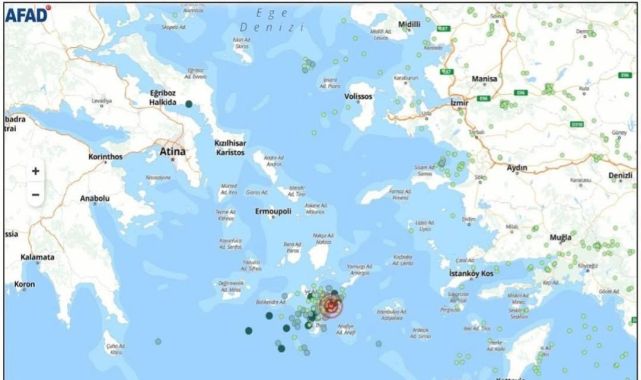 Ege Denizi'ndeki sismik hareketlilik aylarca sürebilir