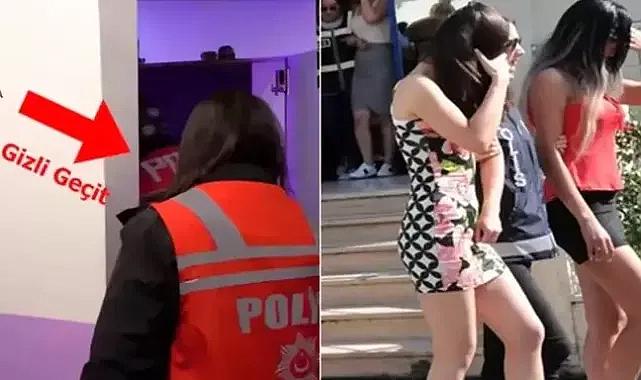 Fuhuş operasyonunda şaşırtan sistem ifşa oldu: Gizli geçitli VIP odalar