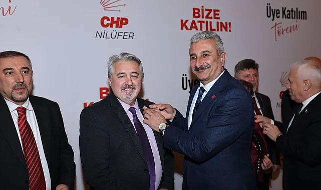 Nilüfer'de CHP'ye 450 yeni üye