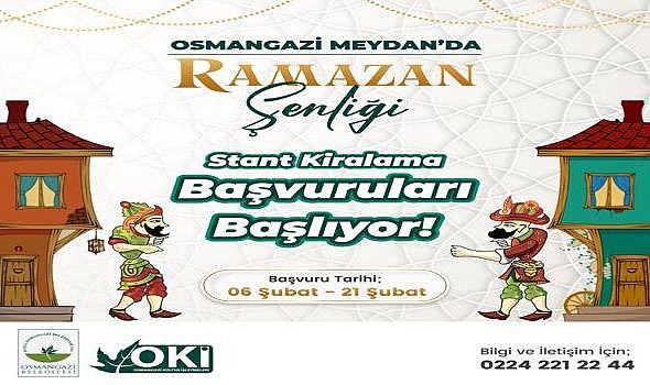 Osmangazi'de Ramazan şenlikli geçecek