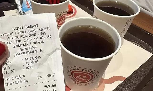 Antalya Havalimanı'ndaki fiyatlar şok etti