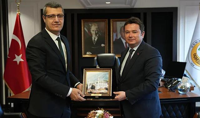 Başkan Aydın'dan Orman Bölge Müdürü Şahan'a hayırlı olsun ziyareti