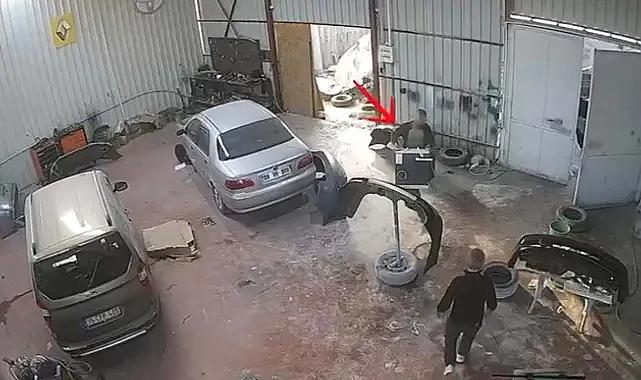 İzmir'de işletmeciyi darbedip kompresör makinesi çaldılar