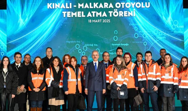 KınalıMalkara Otoyolu'nun temeli atıldı