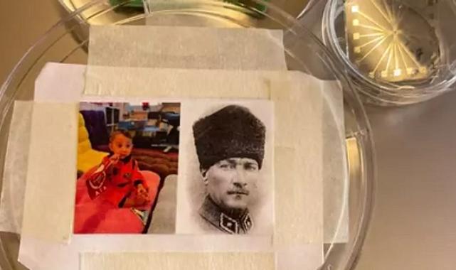 Canan Dağdeviren tarih yazdı: Giyilebilir Ultrason Cihazı, Atatürk'ün fotoğrafıyla birlikte uzaya gönderildi