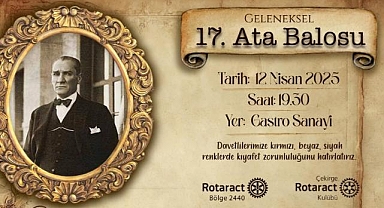 Çekirge Rotaract Kulübü'nden Anlamlı Gece: 17. Ata Balosu