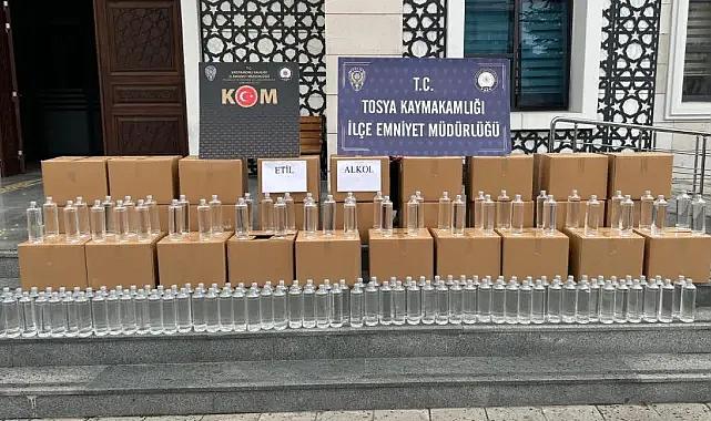 Kastamonu'da bir ton etil alkol ele geçirildi
