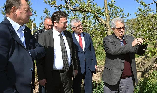 Osmangazi'de Başkan Aydın çiftçilerin yanında