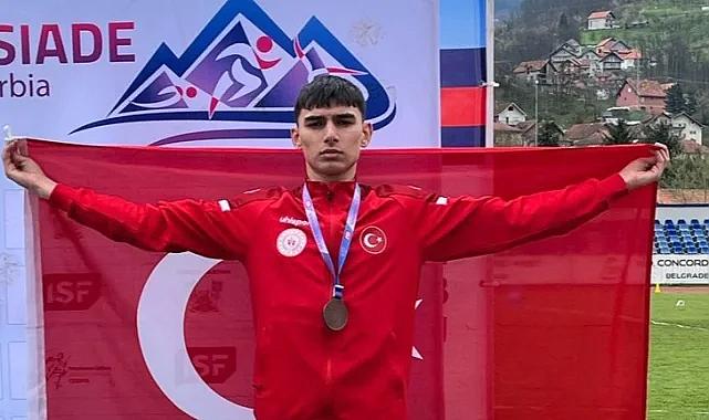 Osmangazili milli atletten dünya üçüncülüğü
