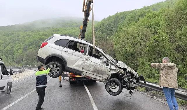 Bursa'da kaza : 1 ölü, 3 yaralı