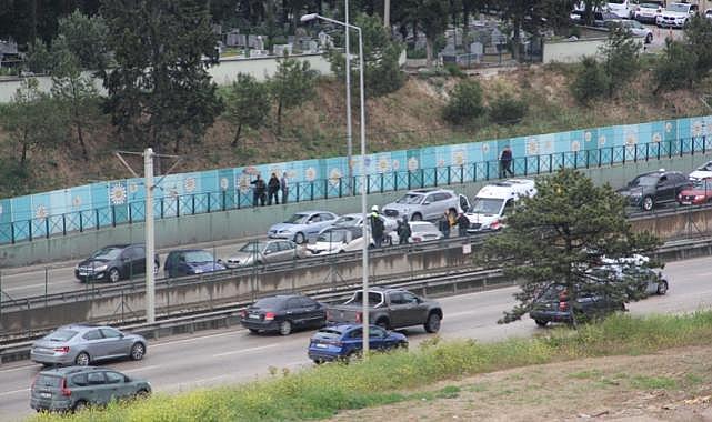 Bursa'da zincirleme trafik kazası