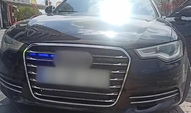 Kayseri'de çakar kullanan sürücü cezadan kaçamadı