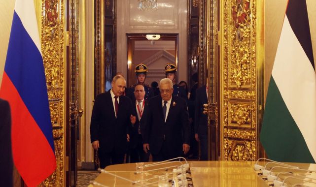 Rusya Devlet Başkanı Putin, Filistinli mevkidaşı Abbas ile Gazze'deki durumu görüştü