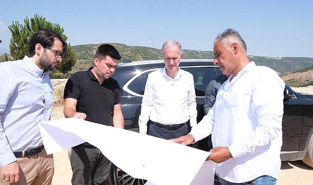 İnegöl Millet Bahçesi'nde Çalışmalar Tüm Hızıyla Sürüyor