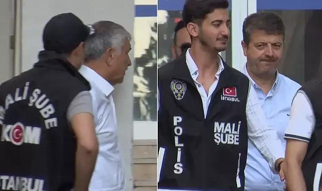 Yolsuzluk operasyonunda gözaltına alınan belediye başkanları Zeydan Karalar ve Abdurrahman Tutdere adliyeye sevk edildi.