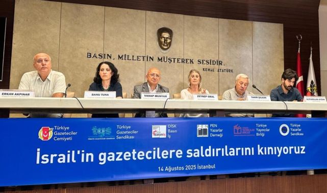 Basın meslek örgütleri: İsrail gazetecilere yönelik soykırımdan vazgeçmeli