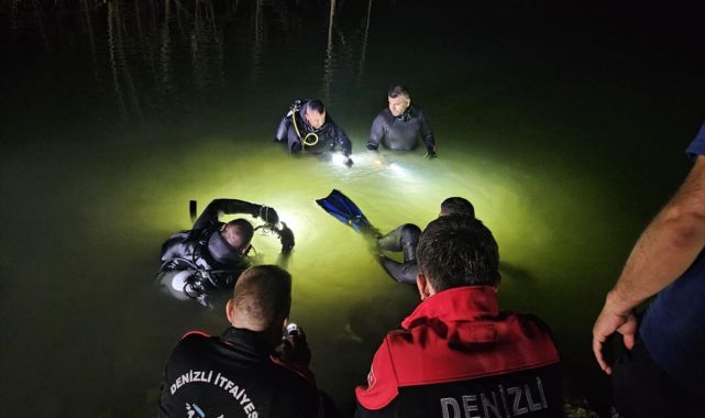 Denizli'de gölete düşen kişinin cansız bedenine ulaşıldı