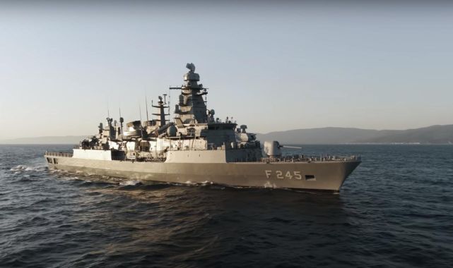 TCG ORUÇREİS fırkateyni Mavi Vatan savunmasında yerini aldı