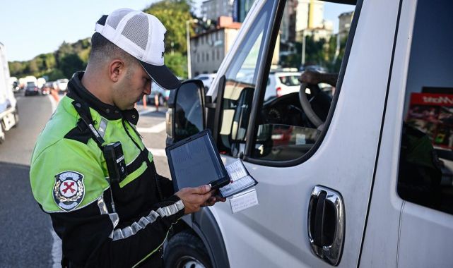 Trafik ekiplerince 2 milyon 845 bin 632 araç denetlendi