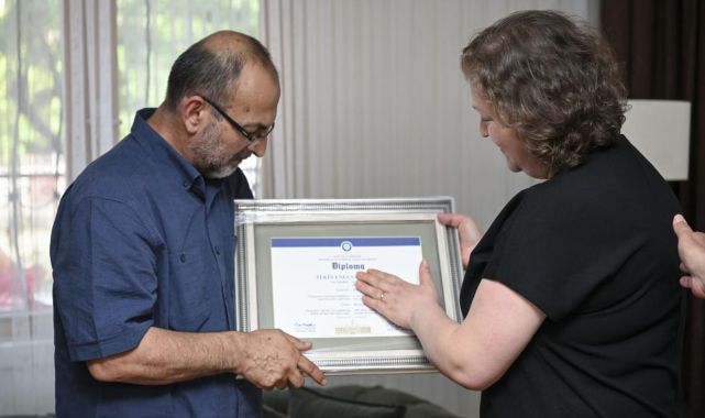 Yeşil Vatan şehidinin diploması ailesine teslim edildi