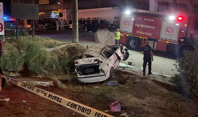 Aydın'da 3 araç birbirine girdi: 1 ölü, 5 yaralı